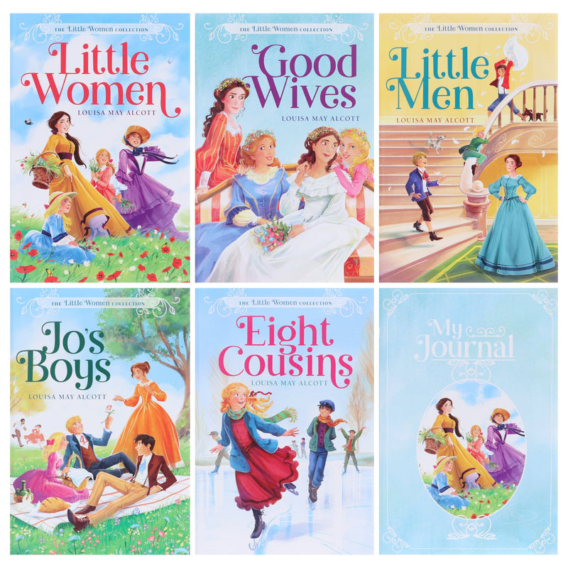 Louisa May Alcott Family Favorites Collection 6 Books Box Set - Ages 8-12 - Paperback 9-14 Simon & Schuster