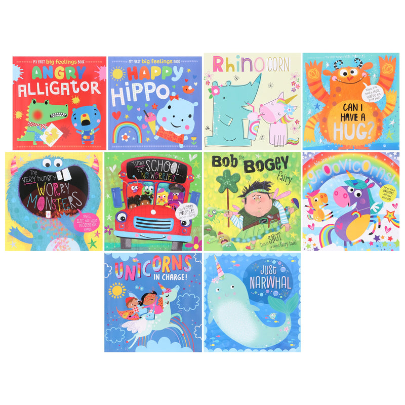 Children's Magical Monster Picture Books Collection Illustrated 10 Books Set - Ages 3+ - Paperback 3-5 Make Believe Ideas