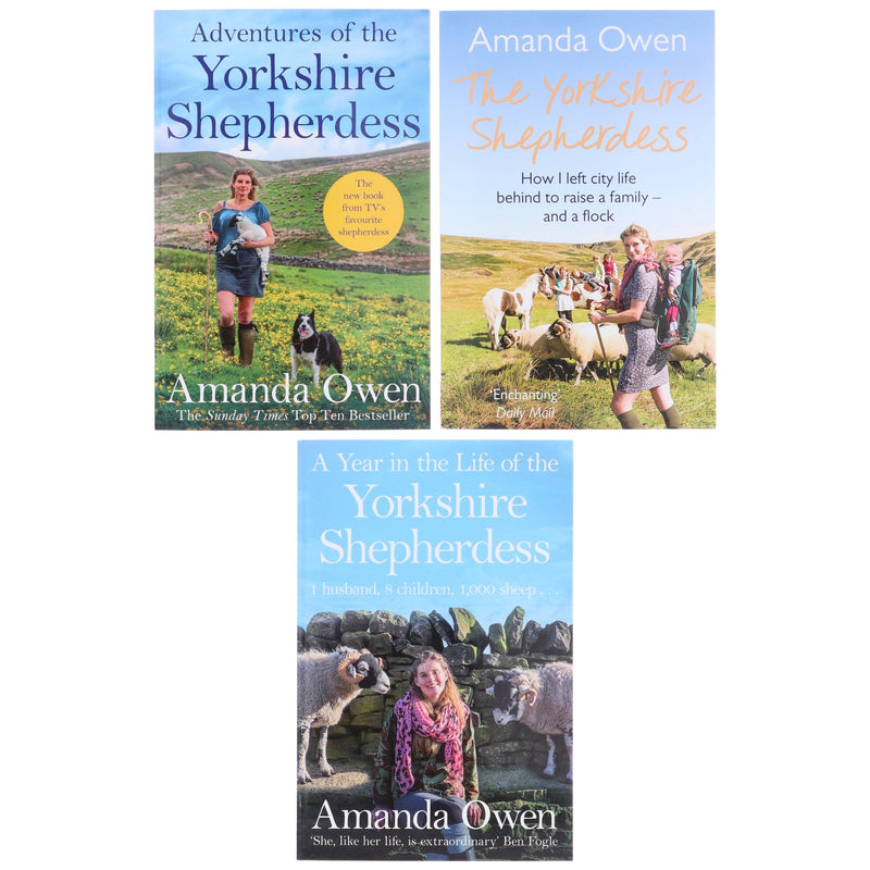 The Yorkshire Shepherdess 3 Books Collection by Amanda Owen - Non-Fiction - Paperback Non-Fiction Pan Macmillan