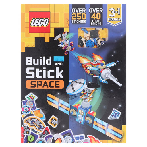 LEGO Books: Build and Stick: Space Activity Box (includes LEGO bricks, book and over 250 stickers) - Ages 7-9 – Hardback 7-9 Buster Books