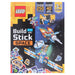 LEGO Books: Build and Stick: Space Activity Box (includes LEGO bricks, book and over 250 stickers) - Ages 7-9 – Hardback 7-9 Buster Books