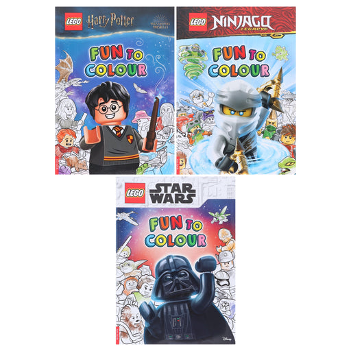 LEGO Fun to Colour Series 3 Books Collection Set - Ages 5-7 - Paperback 5-7 Buster Books