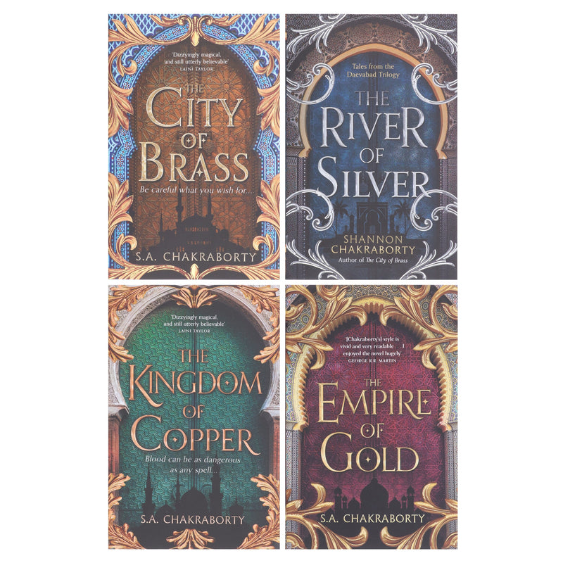 The Daevabad Trilogy Collection 4 Books Set By S. A. Chakraborty - Ages 13+ - Paperback Young Adult HarperCollins Publishers