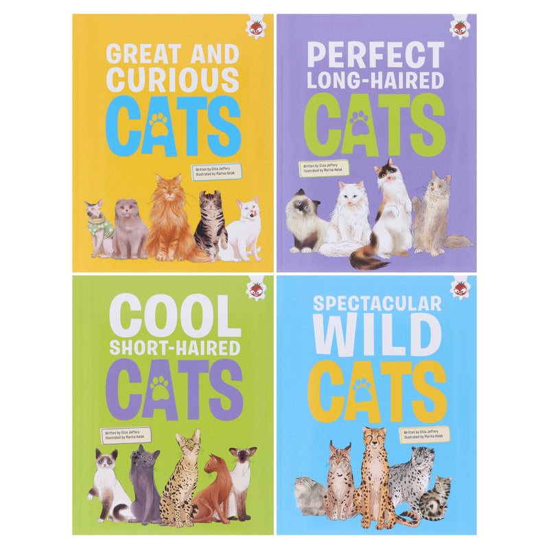 Cats Series by Eliza Jeffery Illustrated 4 Books Collection Set - Ages 4+ - Paperback 3-5 Hungry Tomato Ltd