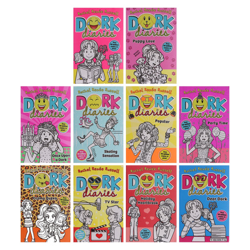 Dork Diaries Series (Vol. 1-10) By Rachel Renee Russell 10 Books Collection - Ages 9-14 - Paperback B2D DEALS Simon & Schuster