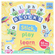 Alphablocks Stick, Play and Learn: A Sticker Activity Book by Sweet Cherry Publishing - Ages 3-6 - Paperback 0-5 Sweet Cherry Publishing