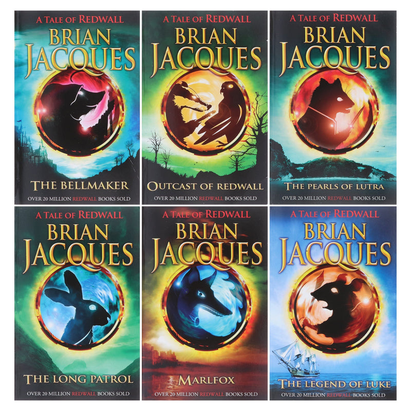 A Tale of Redwall Series (Book 7-12) by Brian Jacques 6 Books Collection Set - Ages 9+ - Paperback 9-14 Penguin Random House