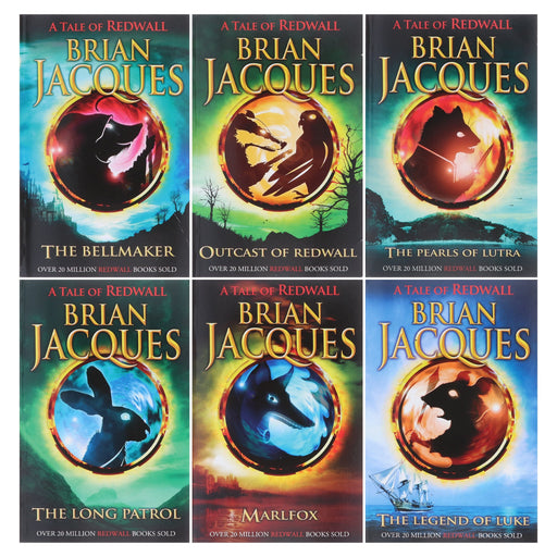 A Tale of Redwall Series (Book 7-12) by Brian Jacques 6 Books Collection Set - Ages 9+ - Paperback 9-14 Penguin Random House