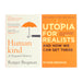 Rutger Bregman's (Humankind & Utopia for Realists) 2 Books Collection Set - Non Fiction - Paperback Non-Fiction Bloomsbury Publishing
