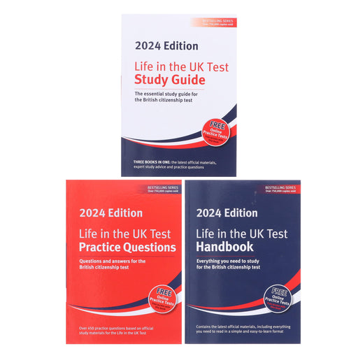 Life in the UK Test 2024 By Henry Dillon and Alastair Smith 3 Books Collection Set - Non Fiction - Paperback Non-Fiction Red Squirrel Publishing