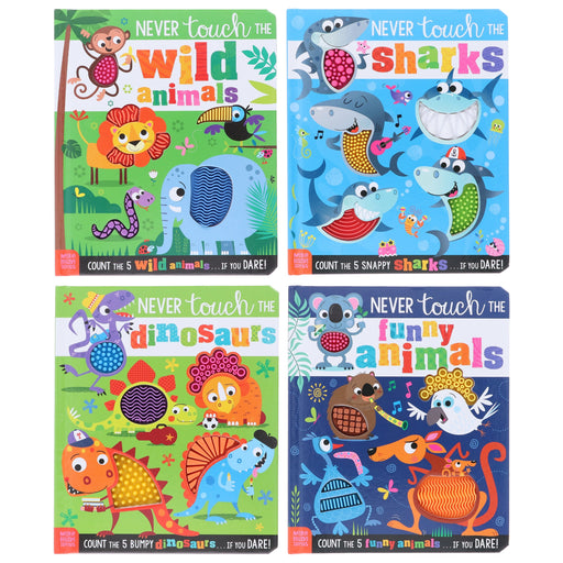 Never Touch The Animals Gift Set 4 Books Collection Box Set - Ages 1+ - Board Book 0-5 Make Believe Ideas