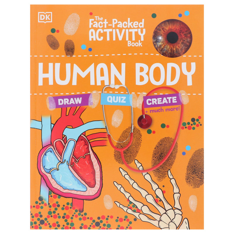 The Fact-Packed Activity Book: Human Body by DK - Ages 5+ - Paperback 5-7 DK