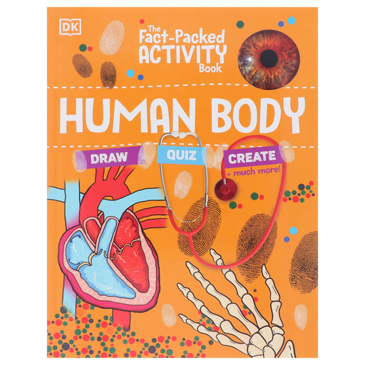 The Fact-Packed Activity Book: Human Body by DK - Ages 5+ - Paperback 5-7 DK