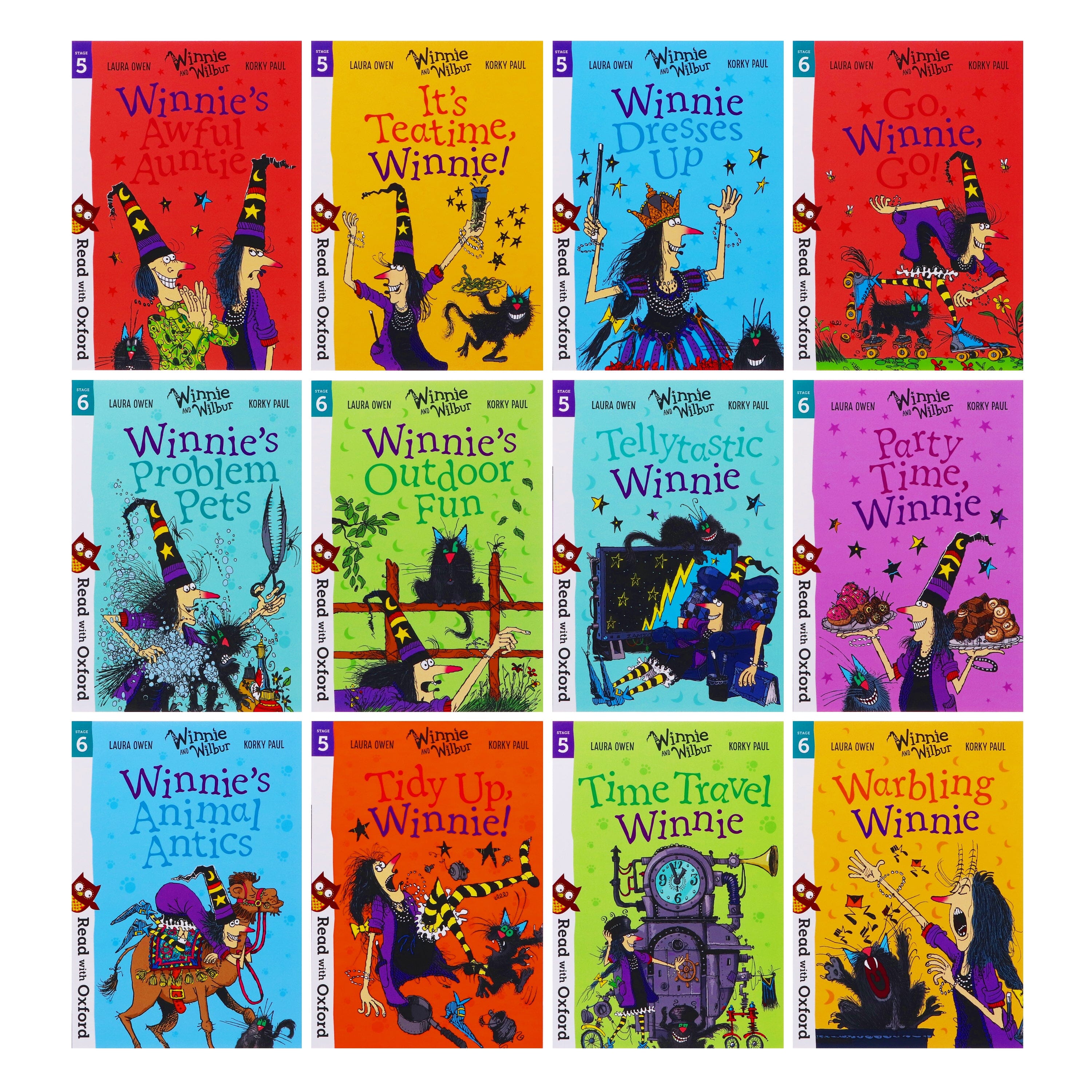 Read With Oxford: Winnie and Wilbur (Stage 5 & 6): 12 Books