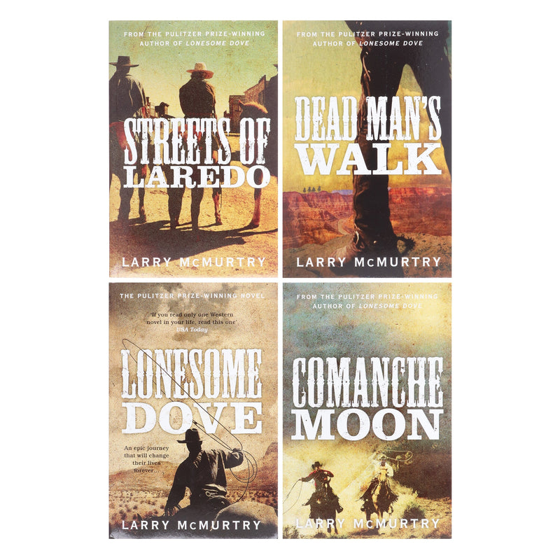 Lonesome Dove Series By Larry McMurtry 4 Books Collection - Fiction - Paperback Fiction Pan Macmillan