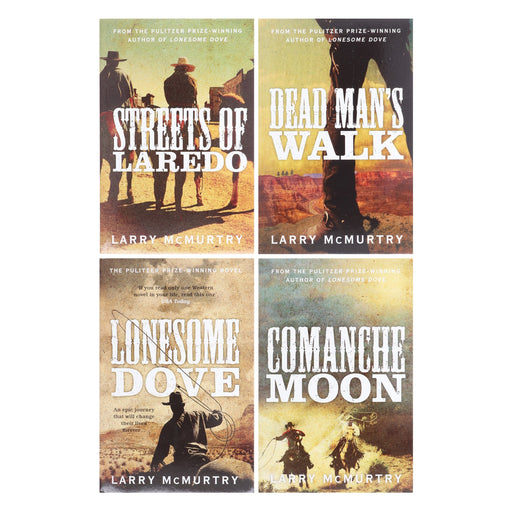 Lonesome Dove Series By Larry McMurtry 4 Books Collection - Fiction - Paperback Fiction Pan Macmillan