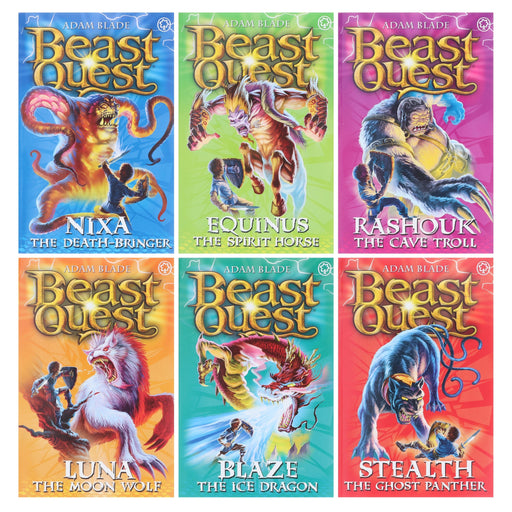Beast Quest Series 4 & 5 by Adam Blade: 12 Books Collection Set - Ages 7-9 - Paperback 7-9 Various