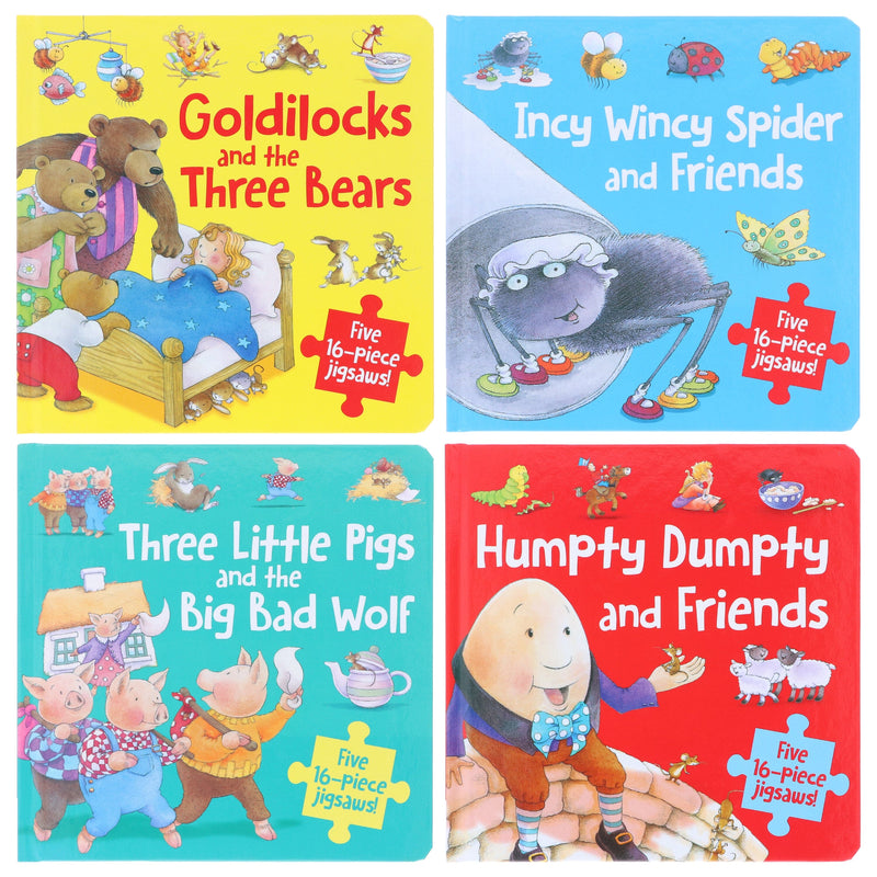 Five 16-Piece Jigsaws! Collection 4 Picture Books Set - Ages 3+ - Board Book 3-5 Imagine That Publishing Ltd