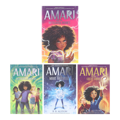 Amari and the Night Brothers Series by BB Alston 4 Books Collection Set - Ages 8-12 - Paperback/Hardback 9-14 HarperCollins Publishers