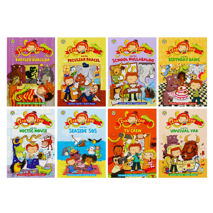 Zak Zoo Series By Justine Smith 8 Books Collection Set - Ages 6-11 - Paperback 7-9 Hachette Children's Group