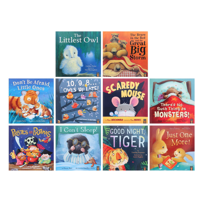 Bedtime Stories 10 Books Ziplock Bag Set By Little Tiger - Age 0-5 - Paperback 0-5 Little Tiger Press Group