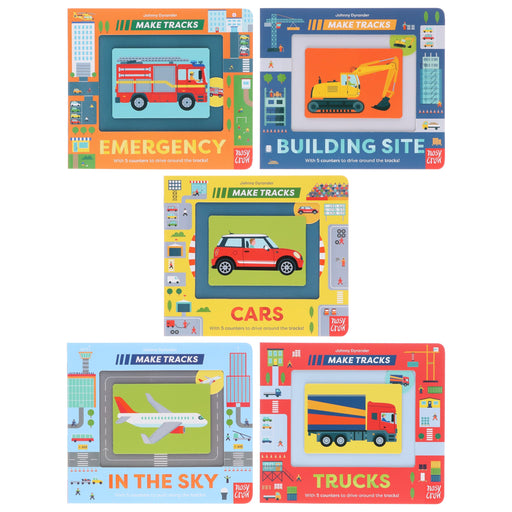Make Tracks Series by Johnny Dyrander 5 Books Collection Set - Ages 2-5 - Board Book 0-5 Nosy Crow Ltd