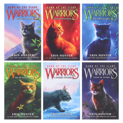 Warriors Cats: Dawn of the Clans Complete Prequel Series By Erin Hunter 6 Books Collection - Ages 8-12 - Paperback 9-14 HarperCollins Publishers