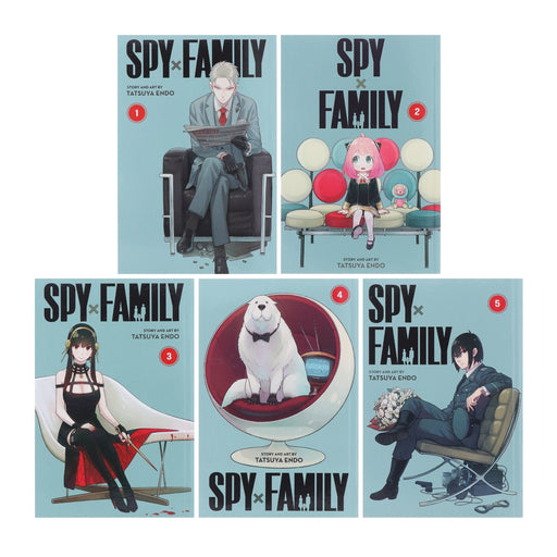Spy x Family (Vol 1-5) by Tatsuya Endo 5 Books Collection Set - Manga - Paperback Graphic Novels Viz Media, LLC