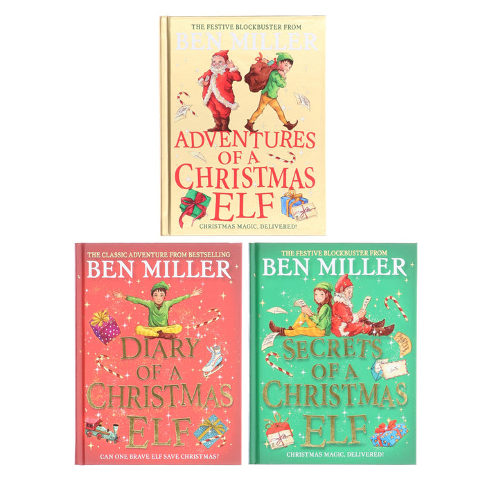 Christmas Elf Chronicles Series by Ben Miller 3 Books Collection Set - Ages 7+ - Hardback 7-9 Simon & Schuster
