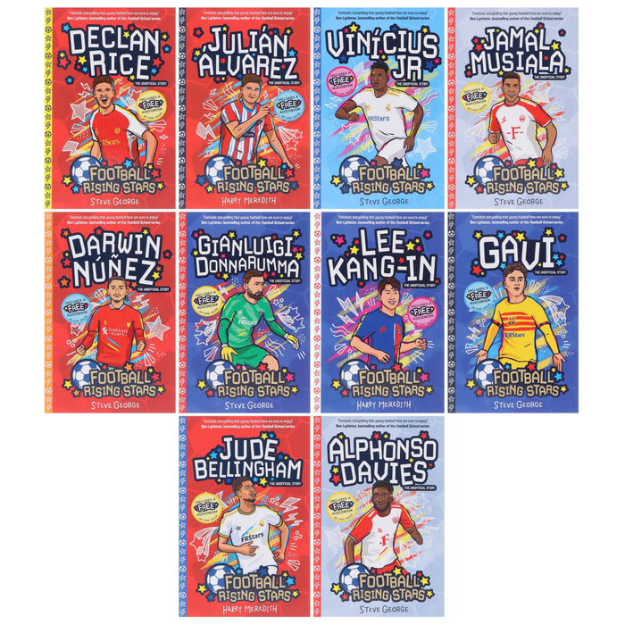 Football Rising Stars (Series 1-2): by Harry Meredith & Steve George 20 Books Collection Box Set - Ages 7-9 - Paperback 7-9 Sweet Cherry Publishing