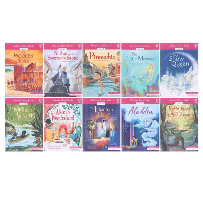Usborne Storybook Reading Library 30 Books Collection Box Set With Free Online Audio - Ages 5-7 - Paperback 5-7 Usborne Publishing Ltd