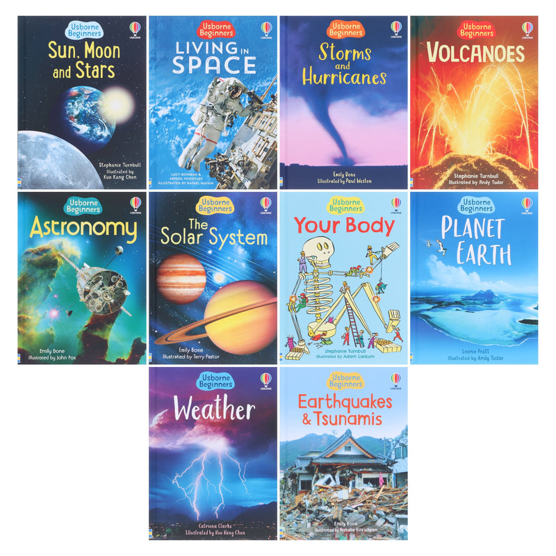 Usborne Beginners Series 20 Books Collection Box Set (Nature & Science) - Ages 4-10 - Hardback 7-9 Usborne Publishing Ltd