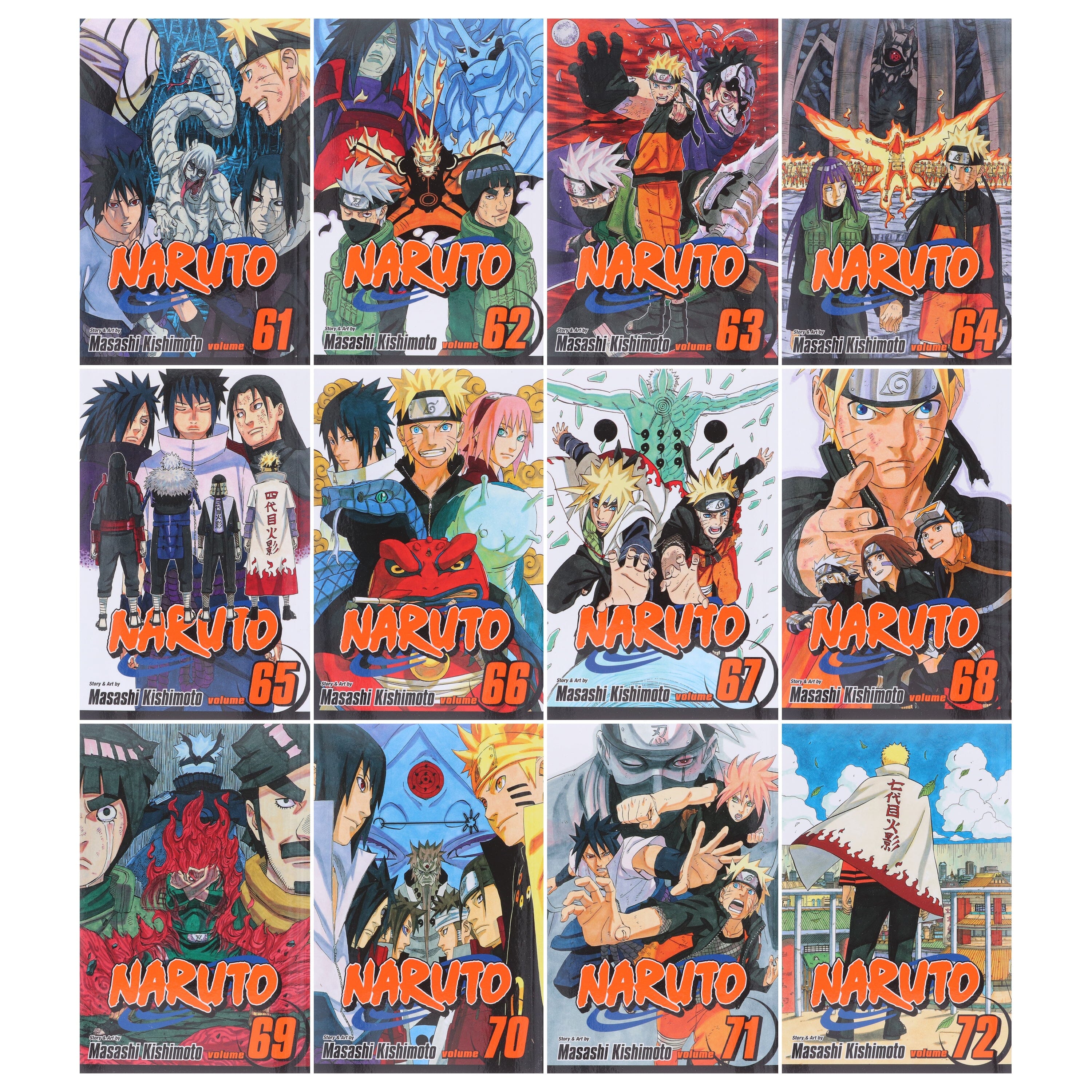 Naruto Box Set 3: Volumes 49-72 By Masashi Kishimoto - Manga