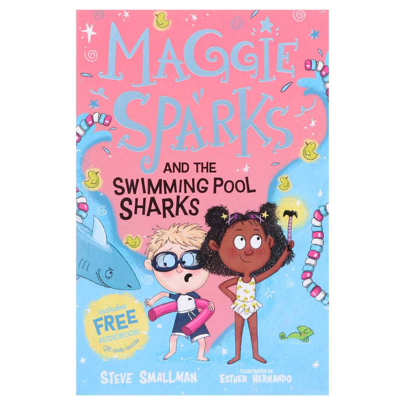 Maggie Sparks and the Swimming Pool Sharks (Maggie Sparks, Book 2) By Steve Smallman - Ages 5-7 - Paperback 5-7 Sweet Cherry Publishing