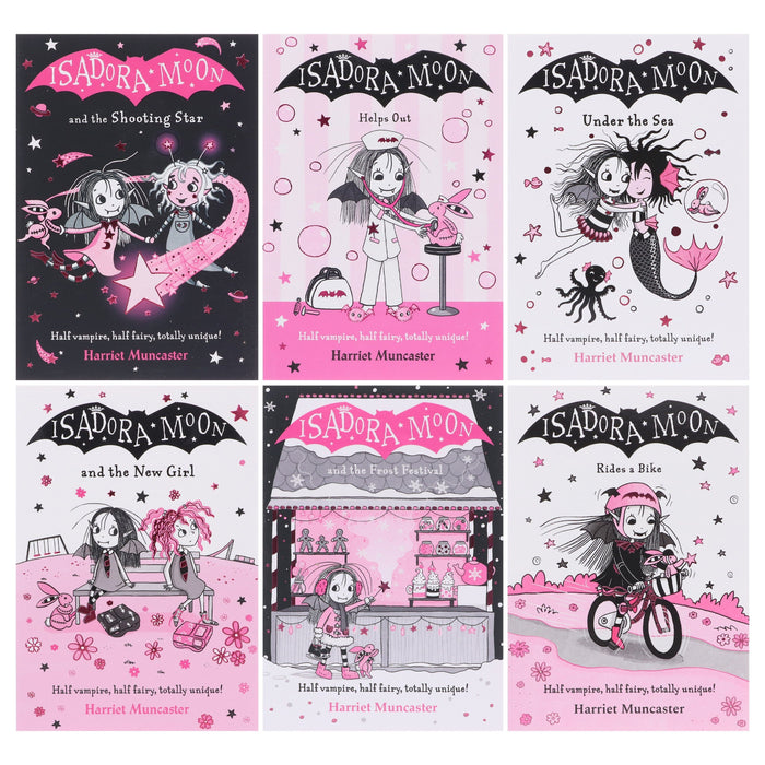 Isadora Moon Series By Harriet Muncaster: illustrated 6 Books Collection Set - Ages 5+ - Paperback 5-7 Oxford University Press