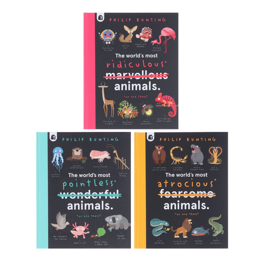 The World’s Most Pointless Animals by Philip Bunting 3 Books Collection Set - Ages 5-7 - Hardback 5-7 Quarto Publishing Ltd