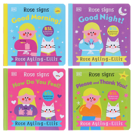 DK Rose Signs Series by Rose Ayling-Ellis Illustrated 4 Picture Books Collection Set - Ages 2-5 - Board Book 0-5 DK