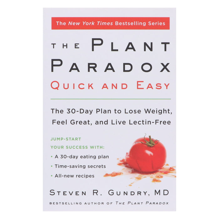 The Plant Paradox Quick and Easy By Dr. Steven R Gundry, MD - Non Fiction - Paperback Non-Fiction HarperCollins Publishers