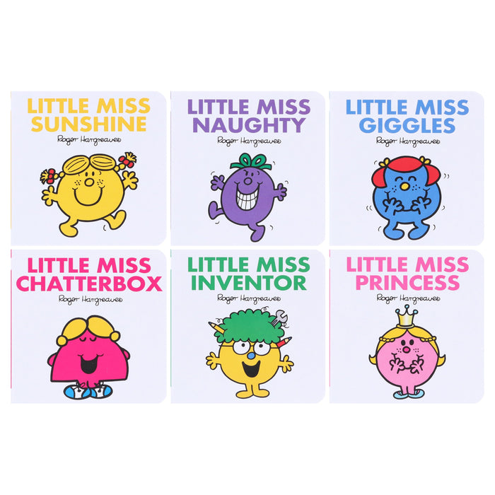Little Miss 6 Mini Books Pocket Library By Roger Hargreaves - Ages 1-5 - Board Book 0-5 HarperCollins Publishers