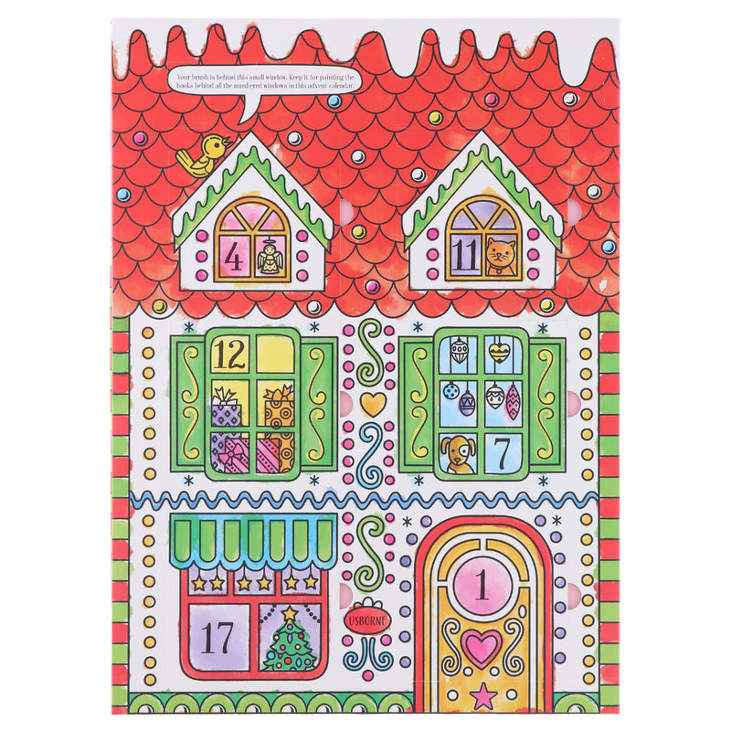 The Usborne: Magic Painting Advent Calendar by Abigail Wheatley 24 Books and a Brush - Ages 4+ - Paperback 3-5 Usborne Publishing Ltd