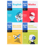Bond 11+ Assessment Practice Year 1 (Ages 5-6) By Oxford: 4 Books Collection Set - Paperback 5-7 Oxford University Press