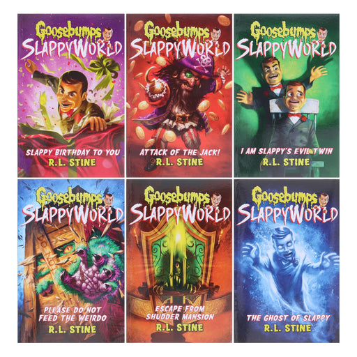 Goosebumps SlappyWorld 6 Books Collection by R. L. Stine - Ages 8-12 - Paperback 9-14 Scholastic