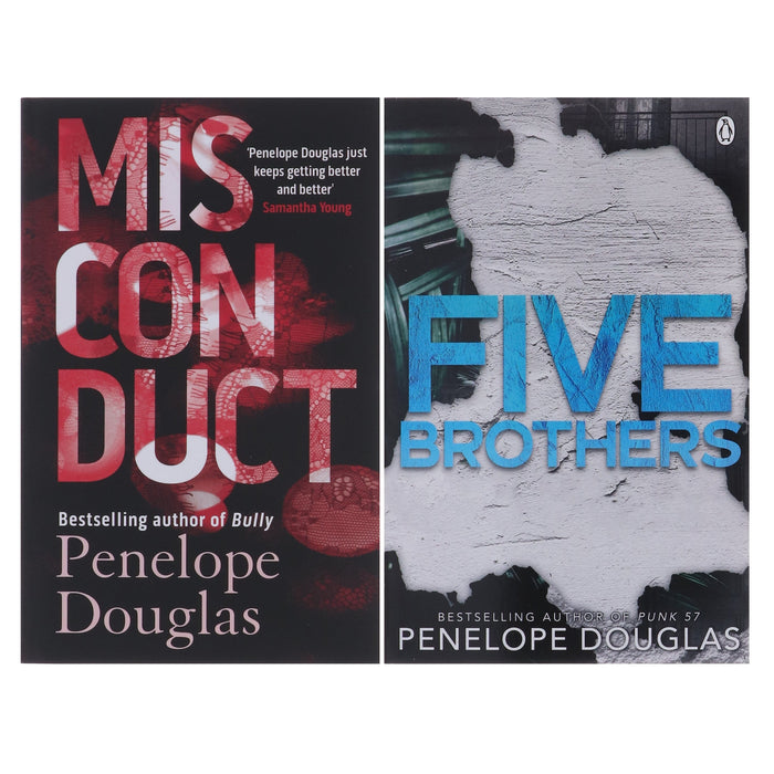 Penelope Douglas Collection (Misconduct & Five Brothers) 2 Books Set - Fiction - Paperback Fiction Hachette