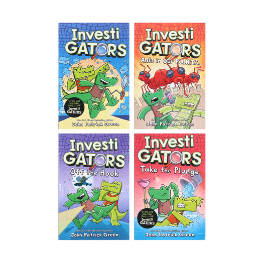 InvestiGators Series By John Patrick Green 4 Books Collection Box Set - Ages 7-9 - Paperback 7-9 Macmillan