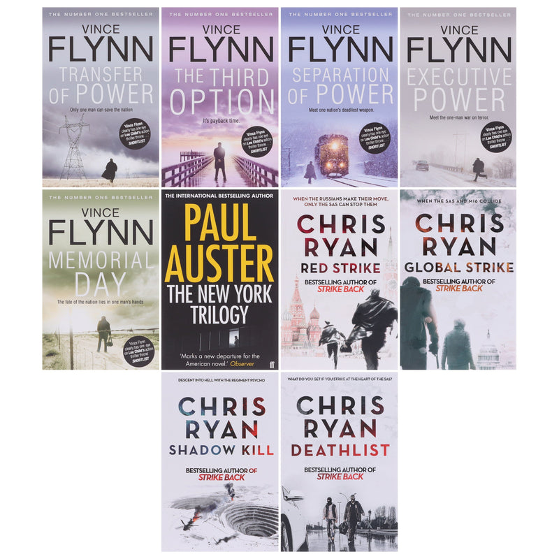 Thriller & Spy Bundle 10 Books Collection Set - Fiction - Paperback Fiction Various