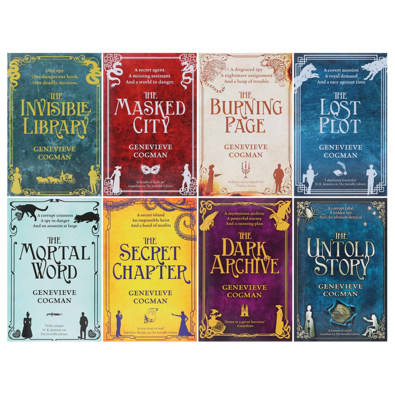 The Invisible Library Series By Genevieve Cogman Complete 8 Books Collection Set - Fiction - Paperback Fiction Pan Macmillan