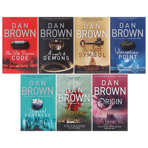Robert Langdon by Dan Brown: 7 Books Collection Set - Fiction - Paperback Fiction Penguin Random House
