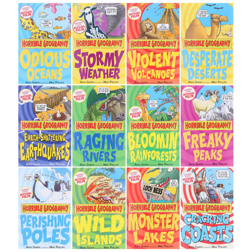 Horrible Geography Collection 12 Books Set By Anita Ganeri - Ages 9-14 - Paperback 9-14 Scholastic