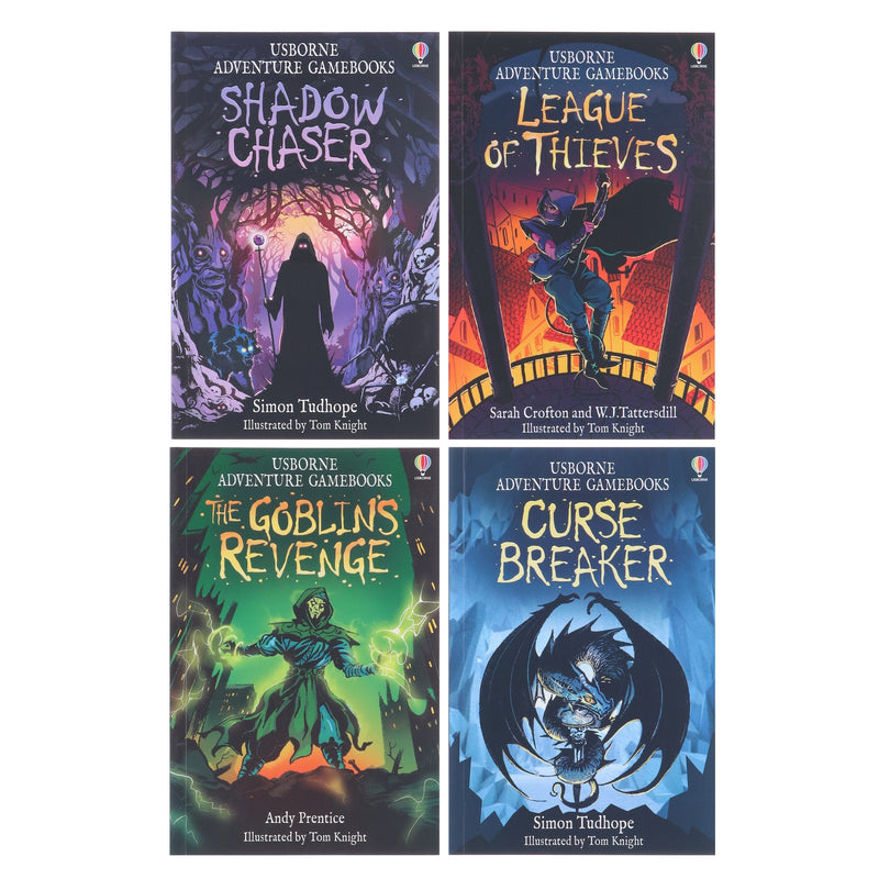 Adventure Gamebooks Series by Simon Tudhope 4 Books Collection Set - Ages 9-13 - Paperback 9-14 Usborne Publishing Ltd