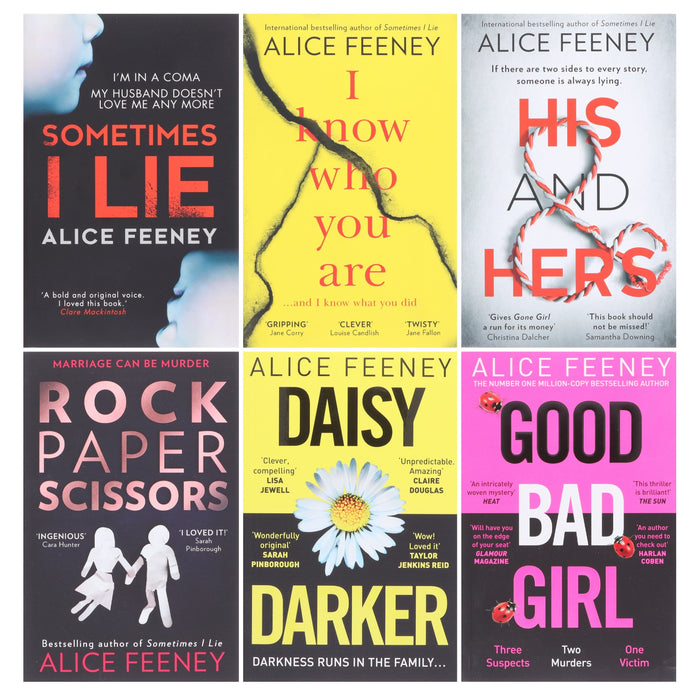 Alice Feeney 6 Books Collection Set - Fiction - Paperback Fiction HarperCollins Publishers